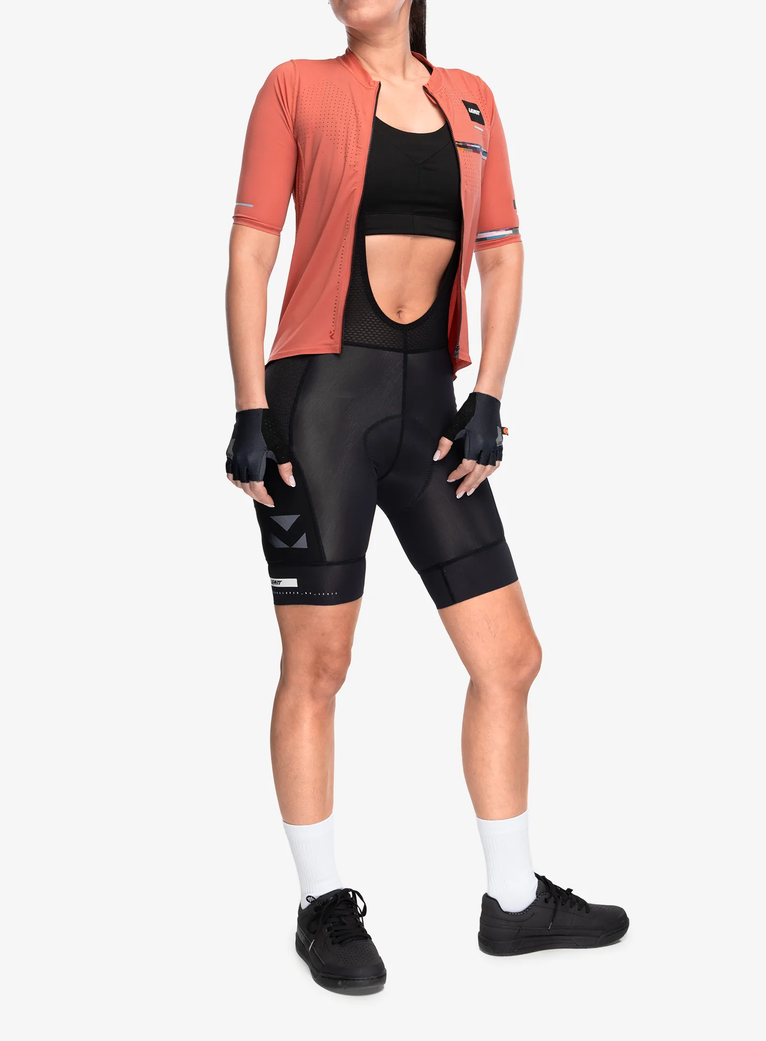 Dámske cyklistické tričko Leatt MTB Endurance 5.0 Cargo - dusty red