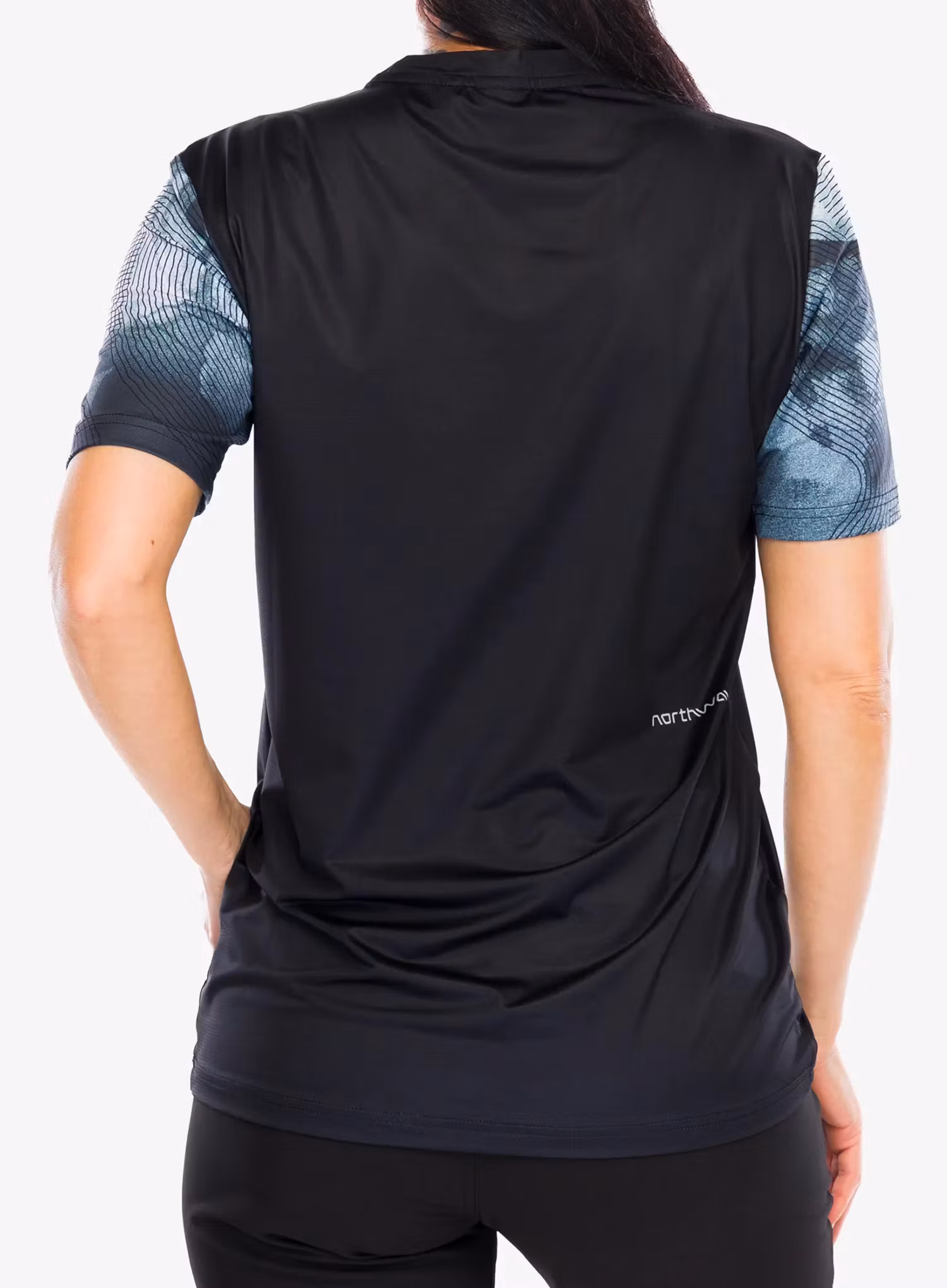Dámske cyklistické tričko Northwave Xtrail 2 Woman Jersey Short Sleeve  - black