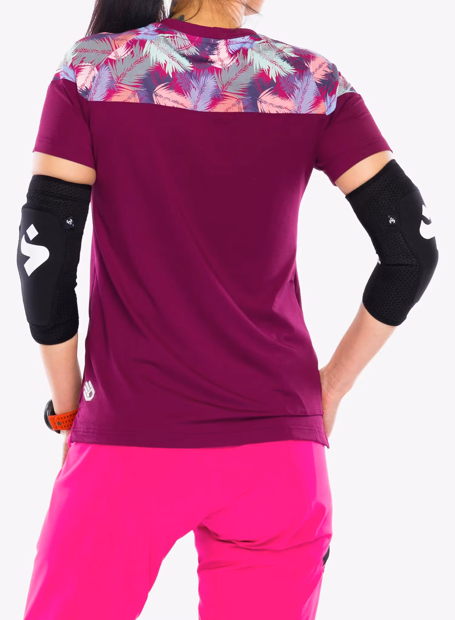 Dámske cyklistické tričko Sensor Helium Jersey S/S - lilla/feather