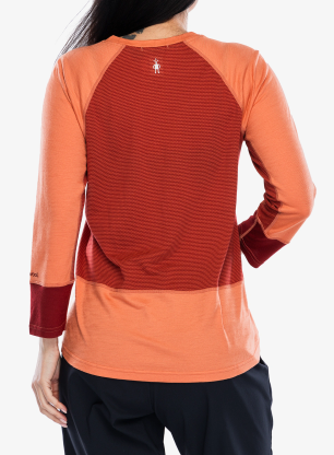 Dámske cyklistické tričko Smartwool Mountain Bike 3/4 Sleeve Jersey - terracotta