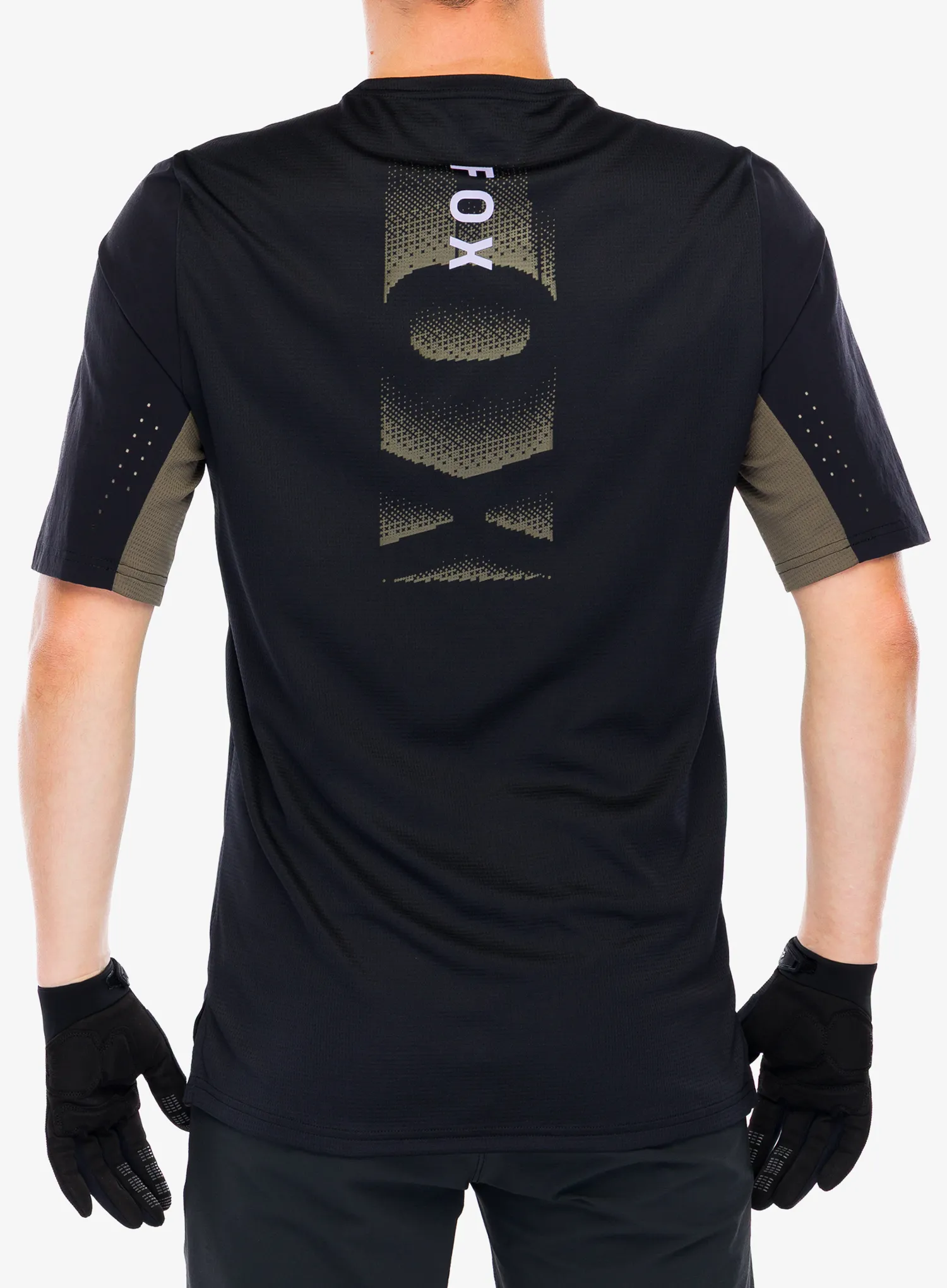Cyklistické tričko Fox Defend SS Jersey Park - black/black