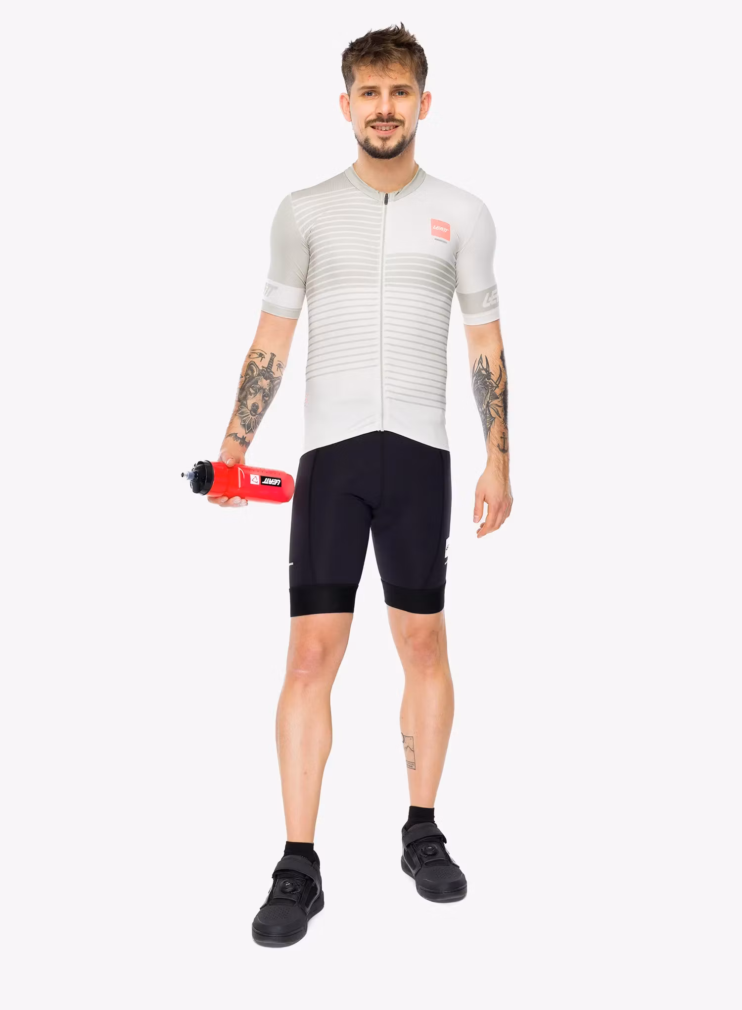 Cyklistické tričko Leatt MTB Endurance 3.0 - stone grey