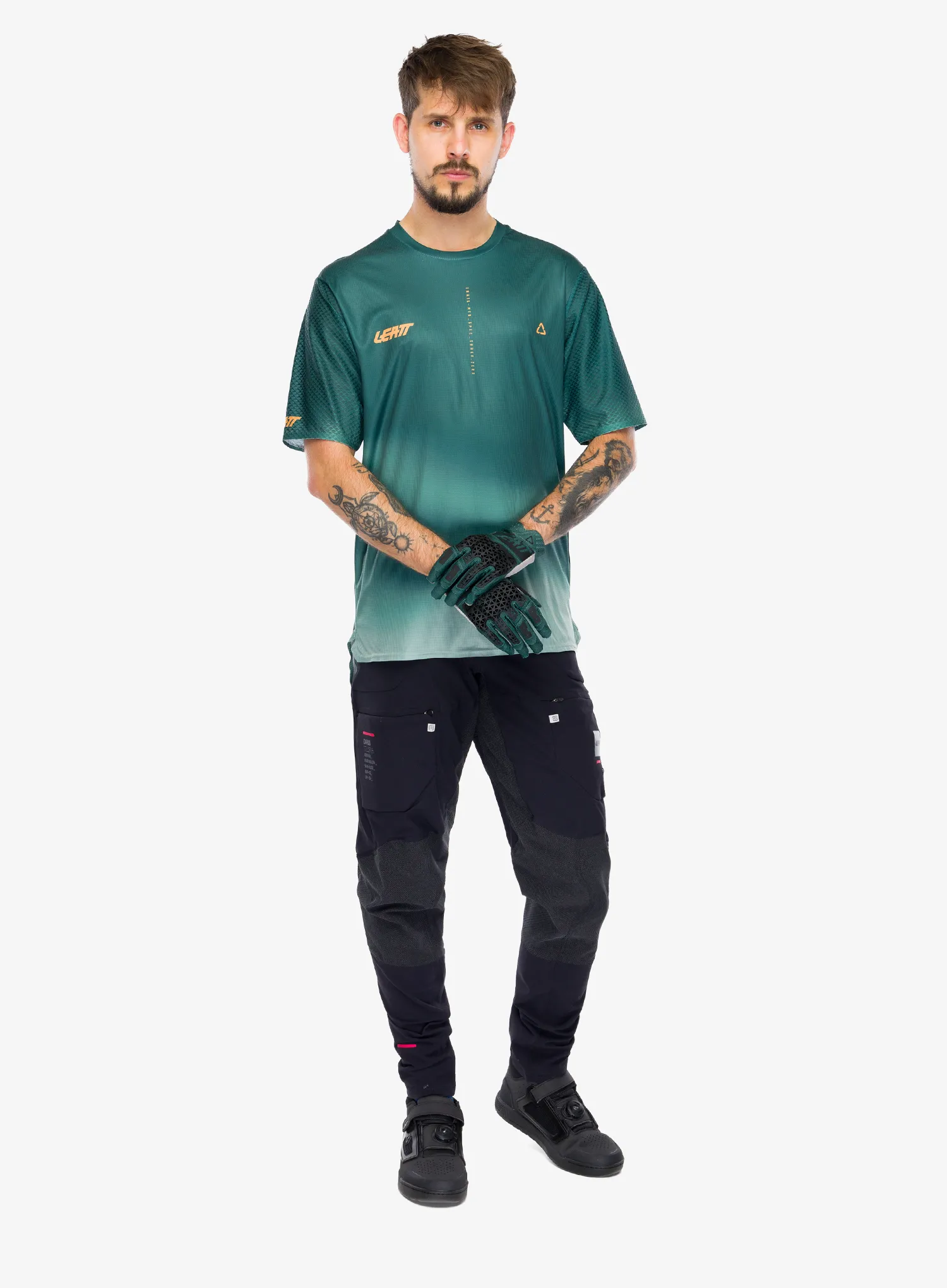 Cyklistické tričko Leatt MTB Trail 3.0 - spruce green