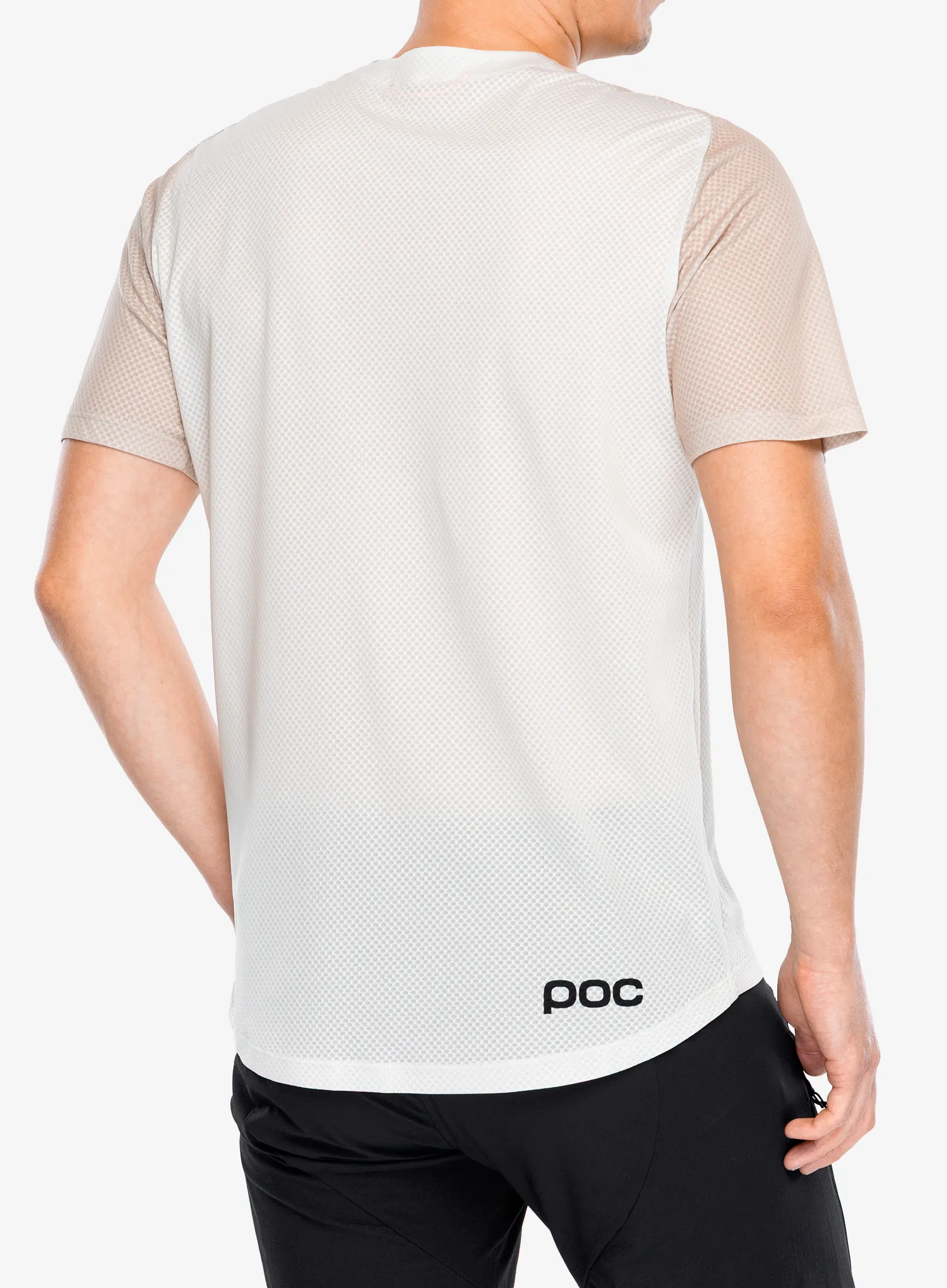 Cyklistické tričko POC Motion Air S/S Jersey - off white