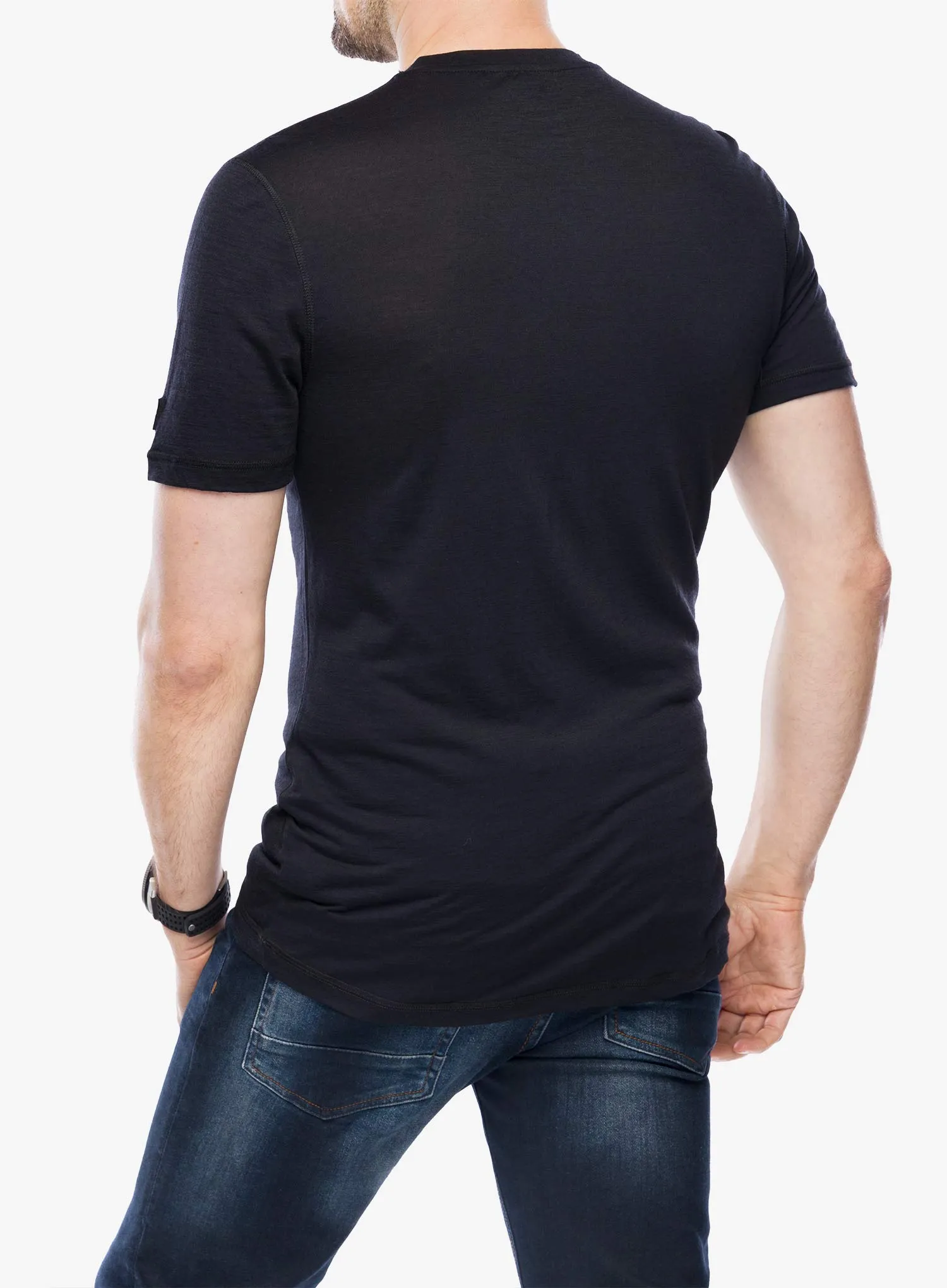 Tričko Super.natural Sierra140 Tee - jet black