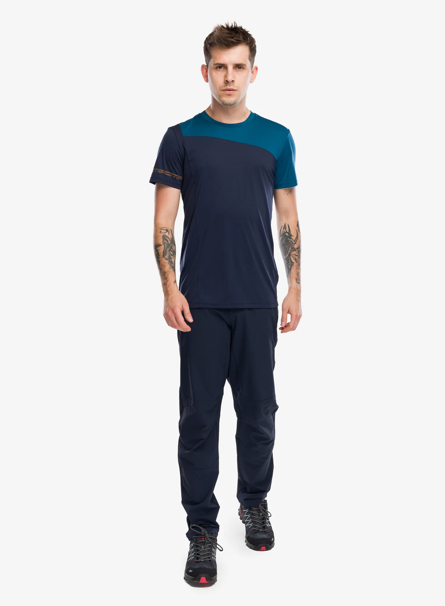 Tričko CMP Juvan T-Shirt - black blue