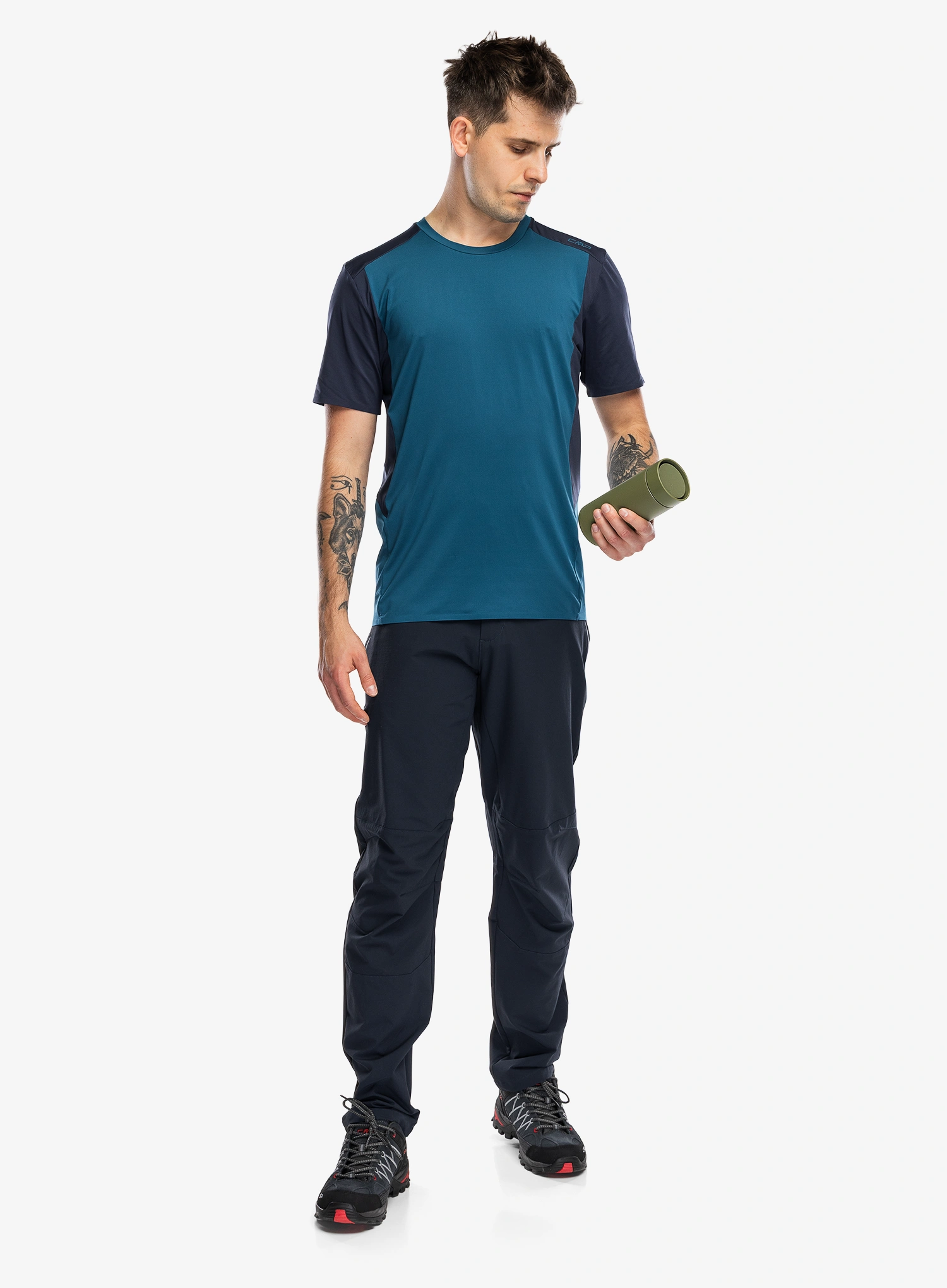 Tričko CMP Quest T-Shirt - petroleum