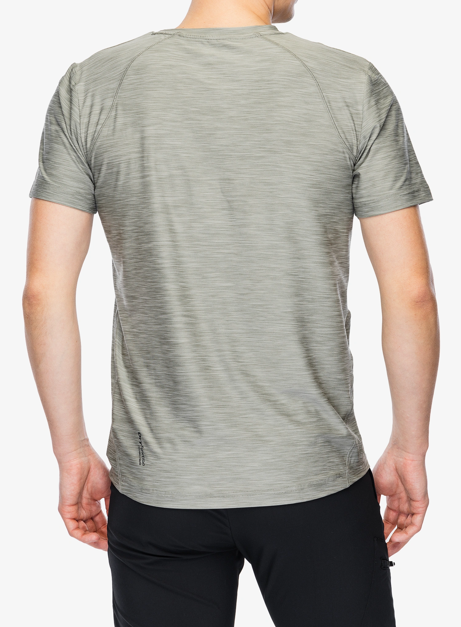 Tričko CMP Toto T-Shirt Melange Stretch Jersey - sage mel