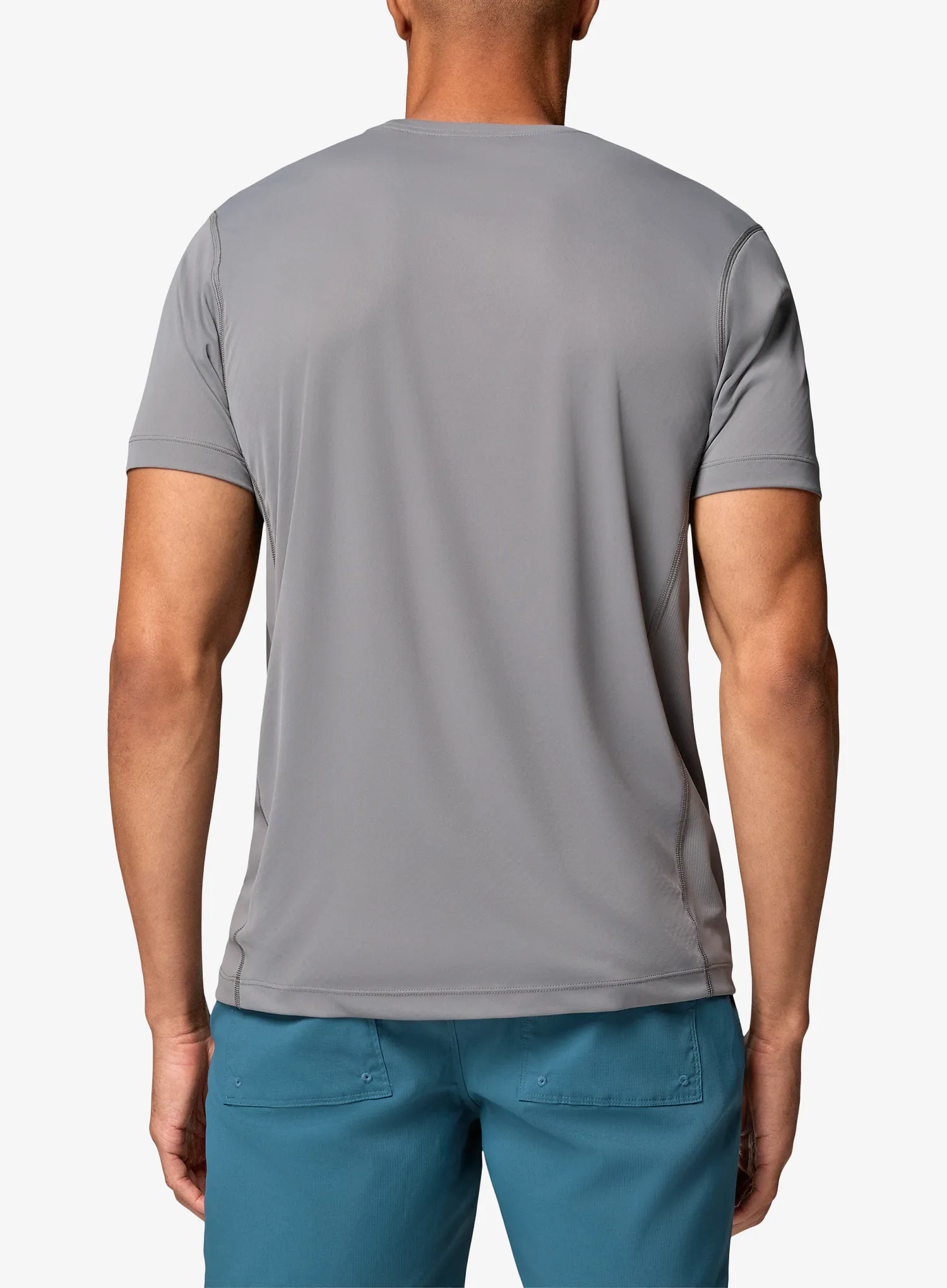 Tričko Columbia Zero Rules Light S/S Crew - city grey