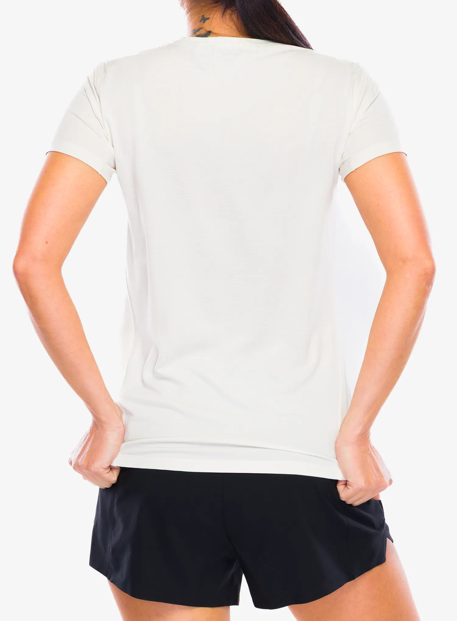 Dámske tričko Arcteryx Taema Crew Neck SS - arctic silk heather