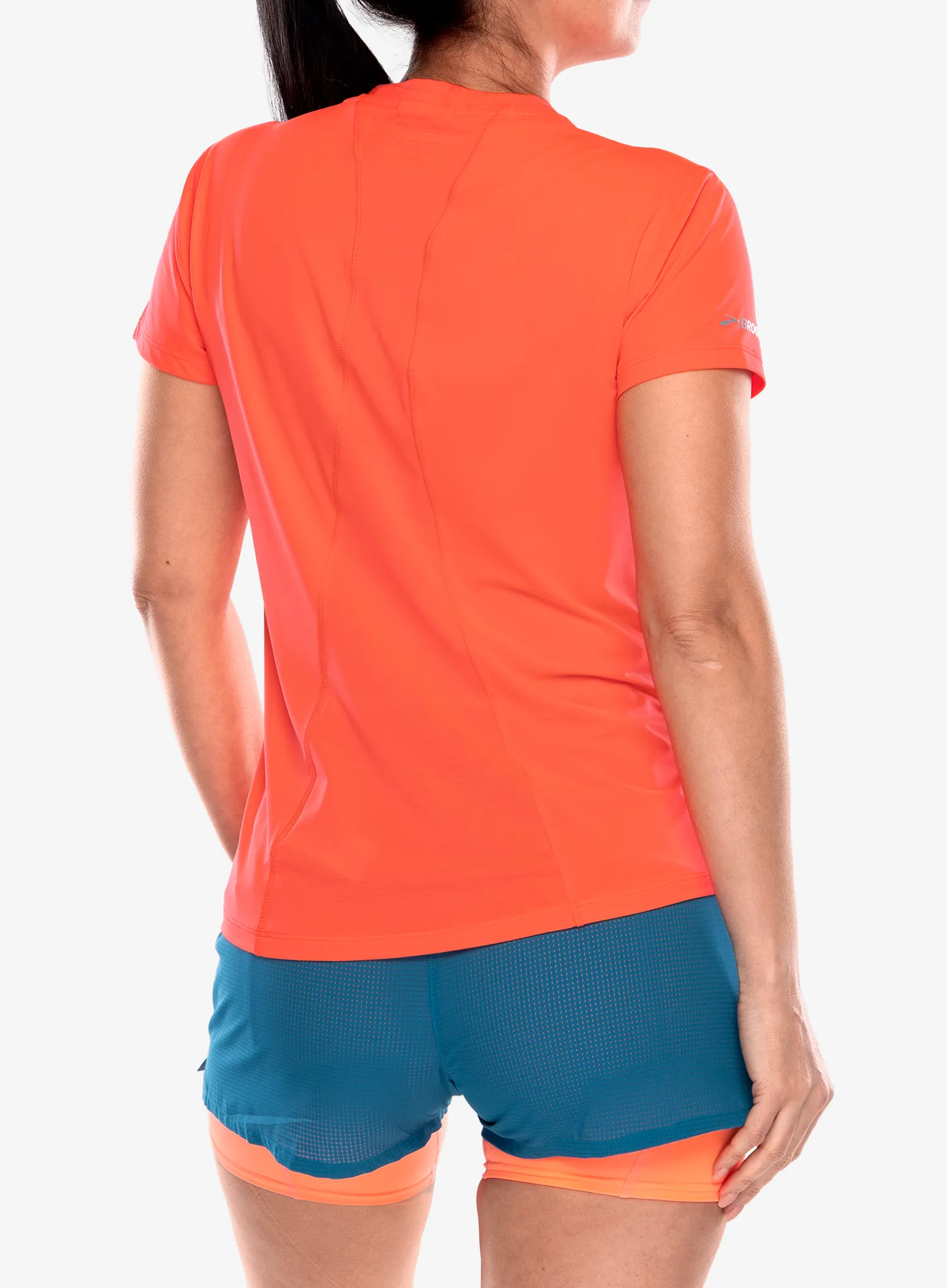 Dámske tričko Brooks Sprint Free Short Sleeve 3.0 - neo cayenne