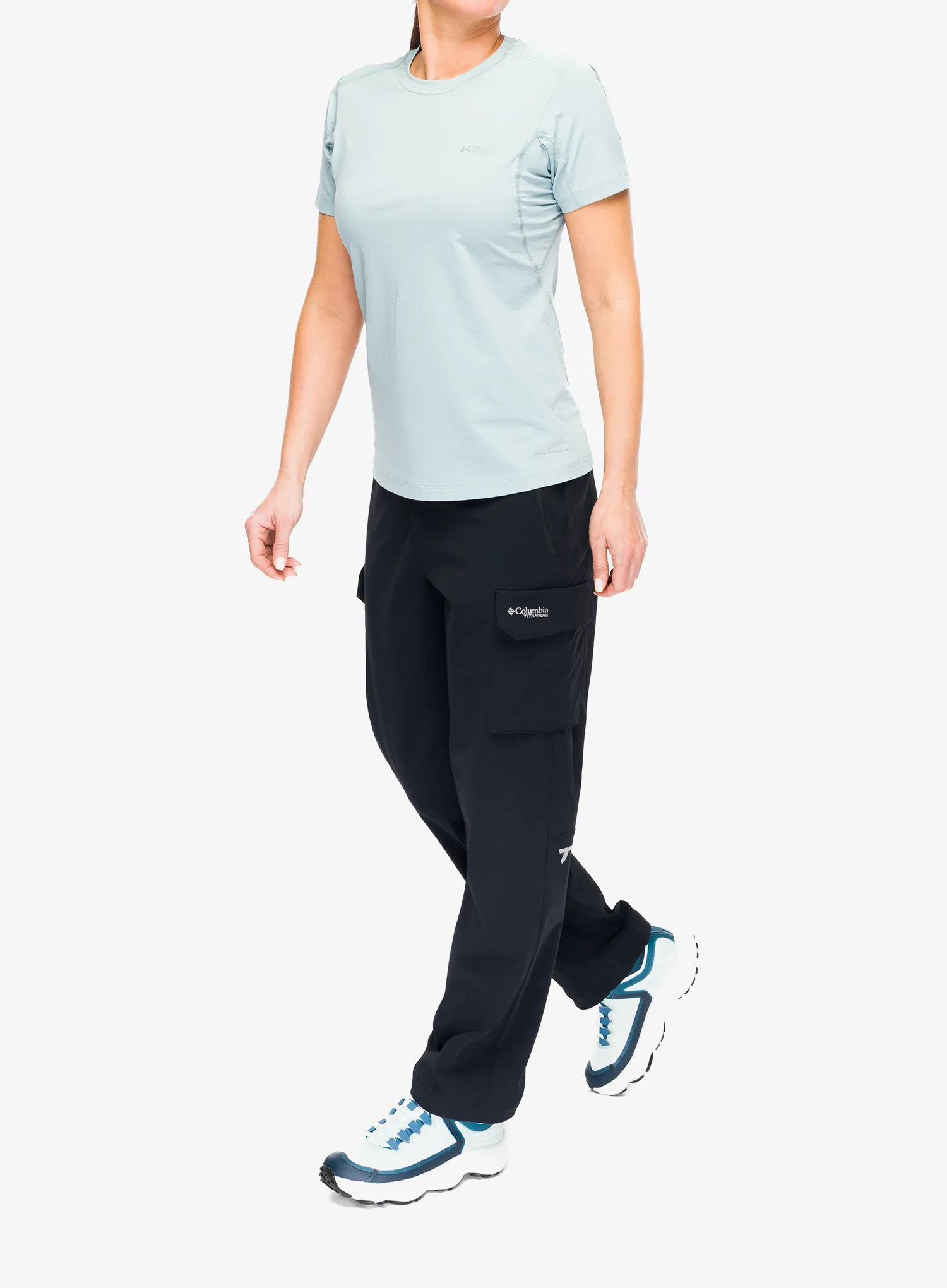 Dámske tričko Columbia Diamond Peak Pro Short Sleeve - crushed blue