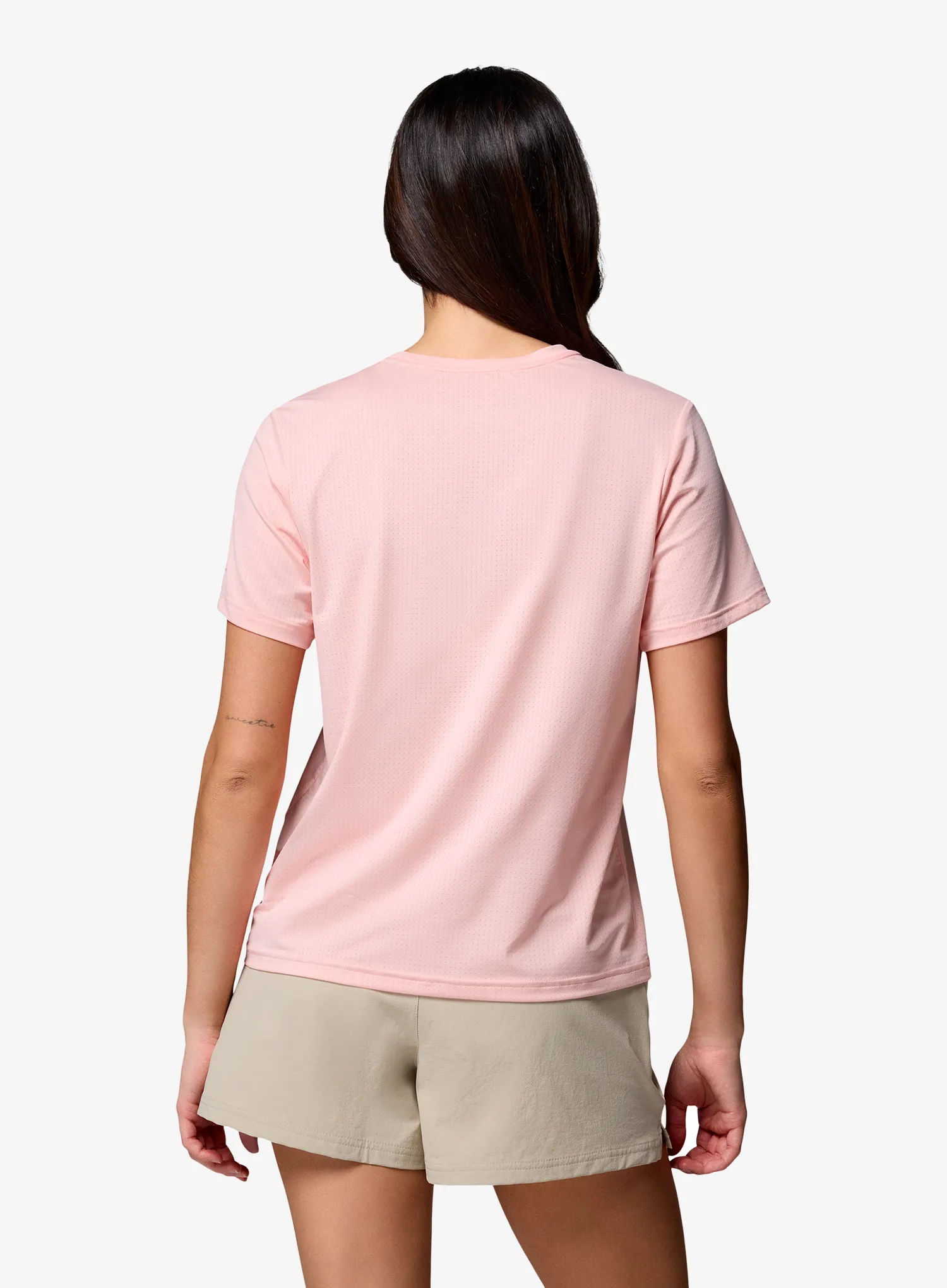 Dámske tričko Columbia Wild Springs S/S - pink sand