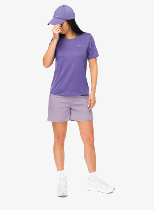 Dámske tričko Columbia Wild Springs S/S - stormwatch
