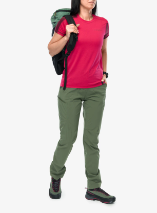 Dámske tričko La Sportiva Just Right T-Shirt - azalea/redwood