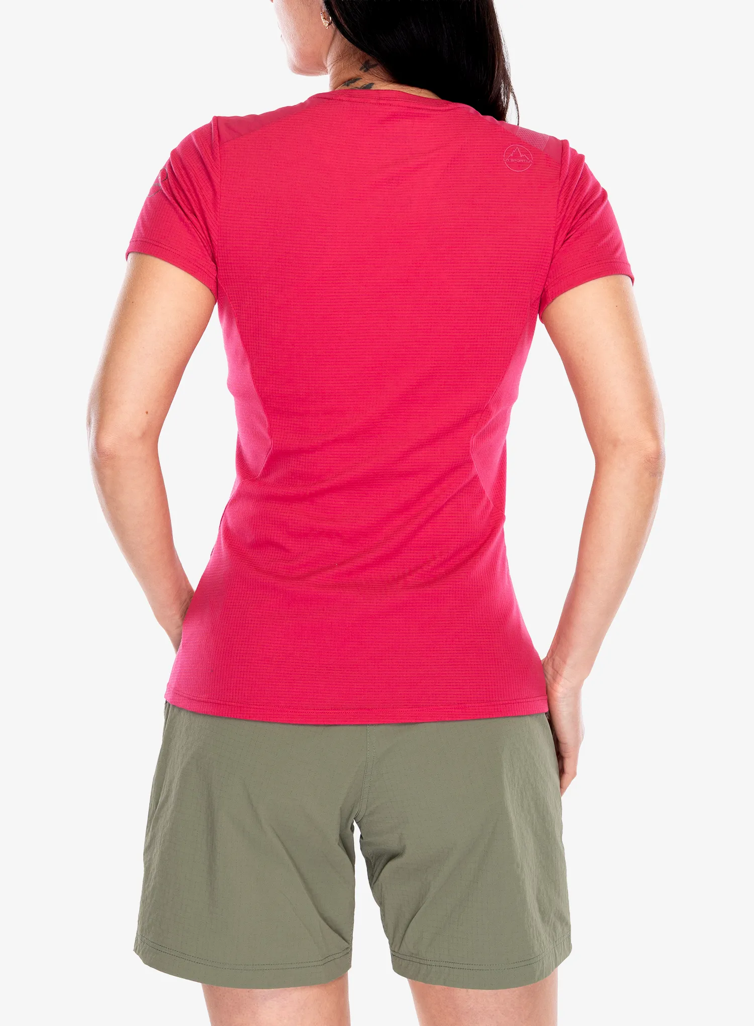 Dámske tričko La Sportiva Ridge T-Shirt - azalea/redwood