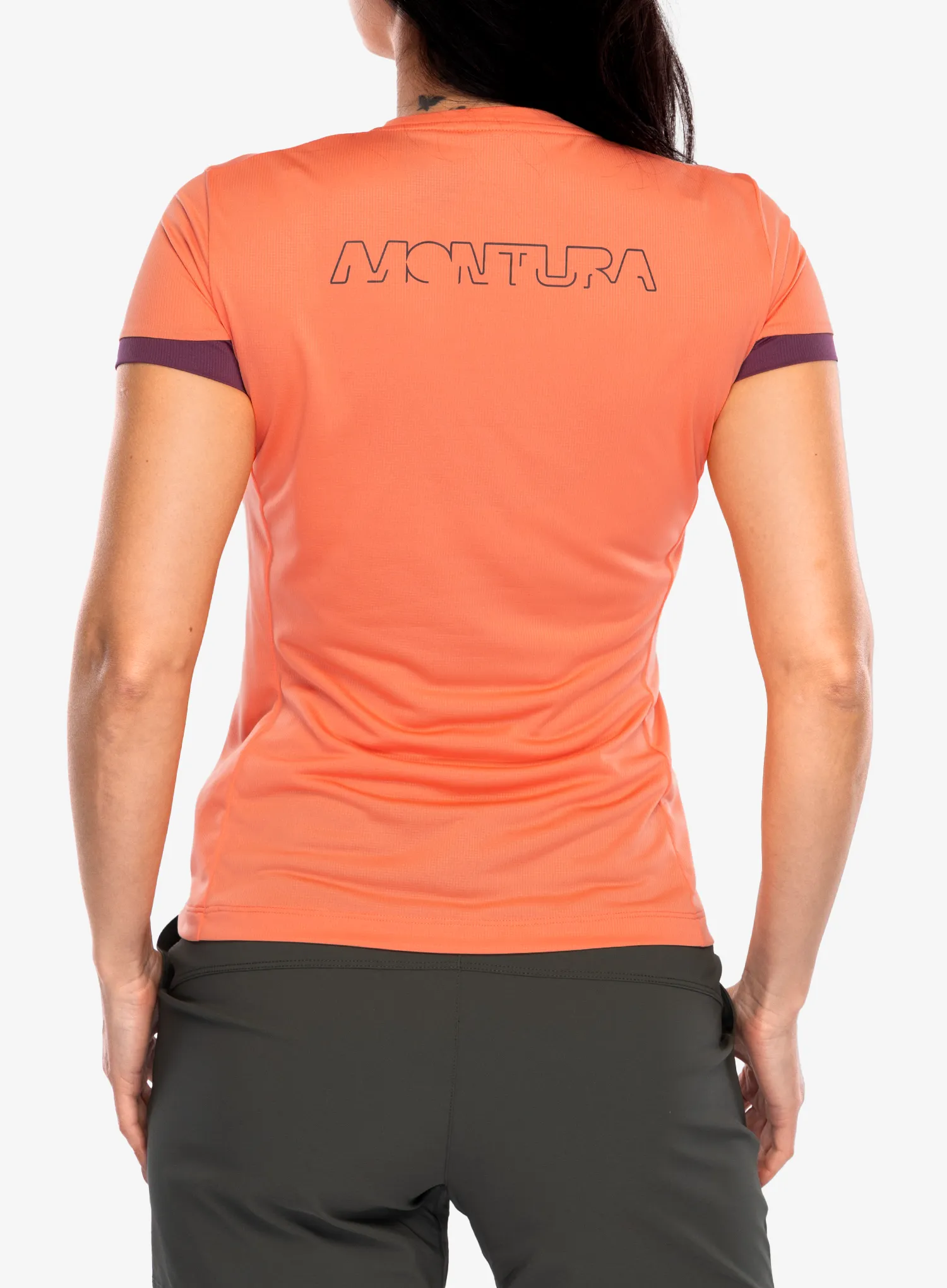 Dámske tričko Montura Join T-Shirt - melon/wine red