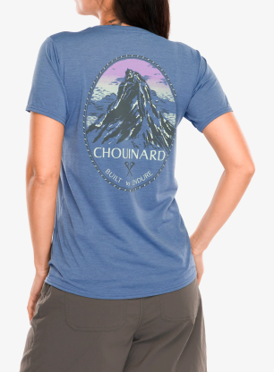 Dámske tričko Patagonia Cap Cool Daily Graphic Shirt Lands - chouinard crest/current blue
