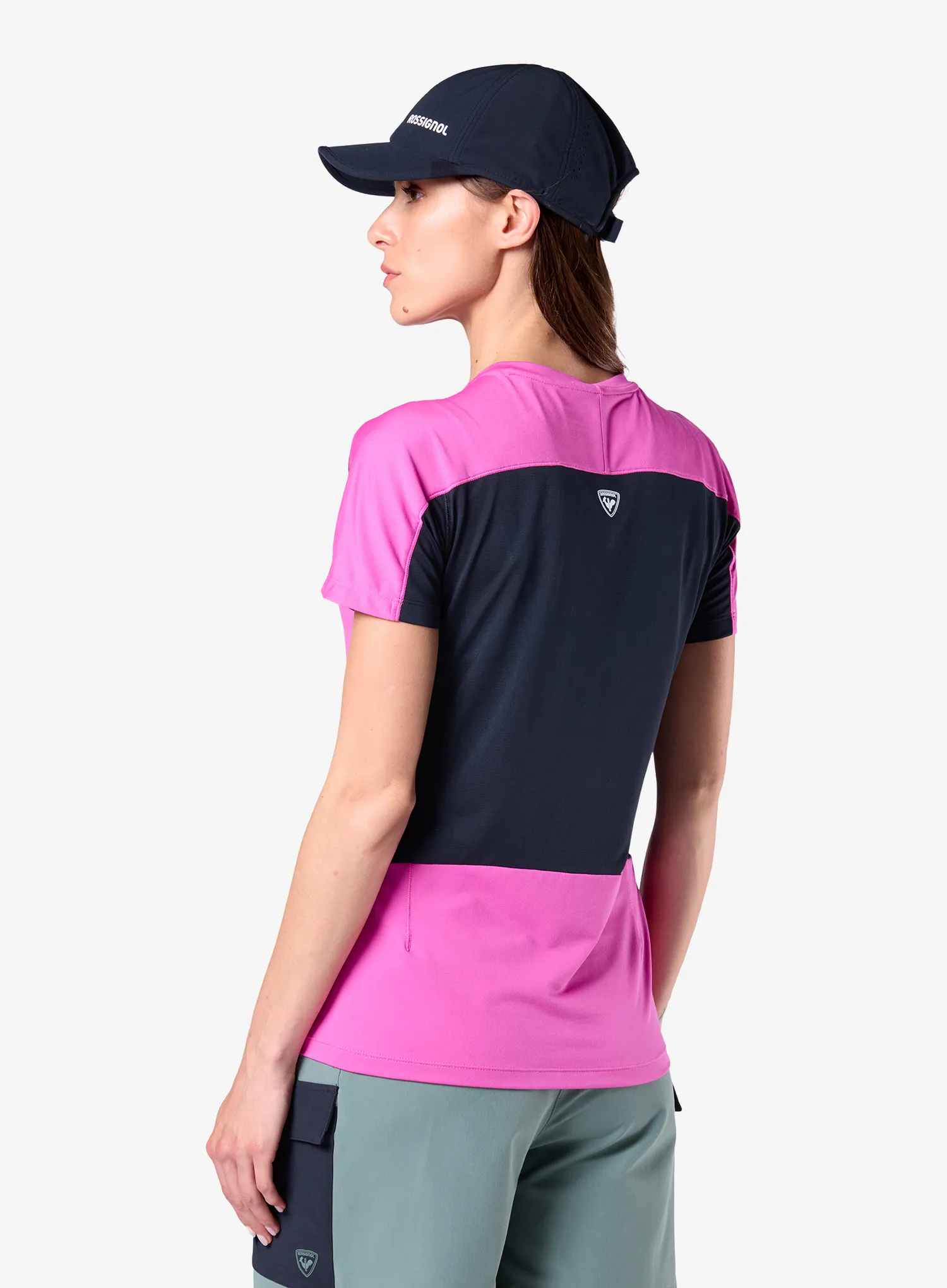 Dámske tričko Rossignol Hiking Tee - electric fuchsia
