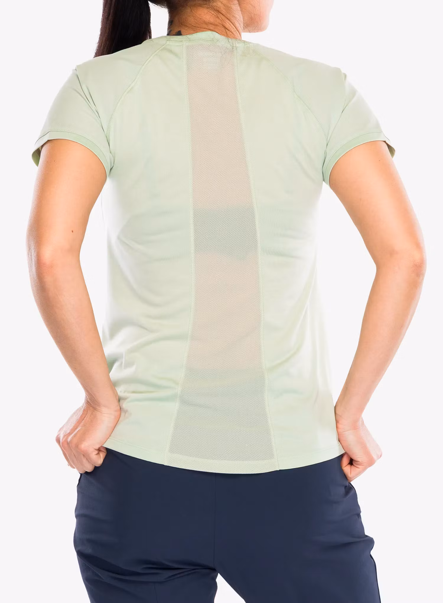 Dámske tričko Salomon Outline S/S Tee  - sea foam