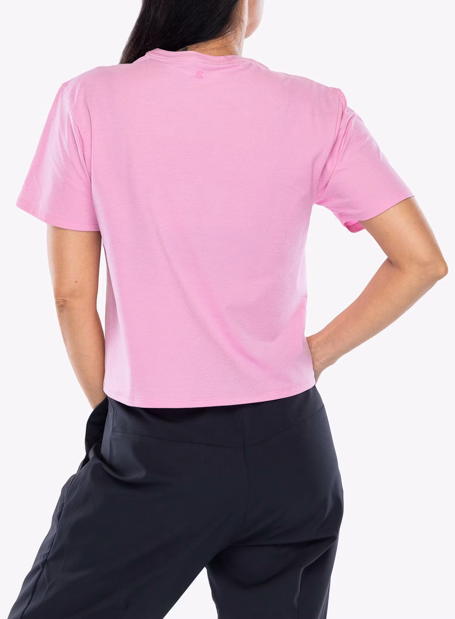 Dámske tričko Salomon Trackline S/S Tee - cyclamen