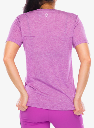 Dámske tričko Vaude Skomer Print T-Shirt III - magenta