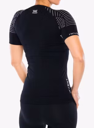 Dámske tričko X-Bionic Invent 4.0 LT - opal black/white