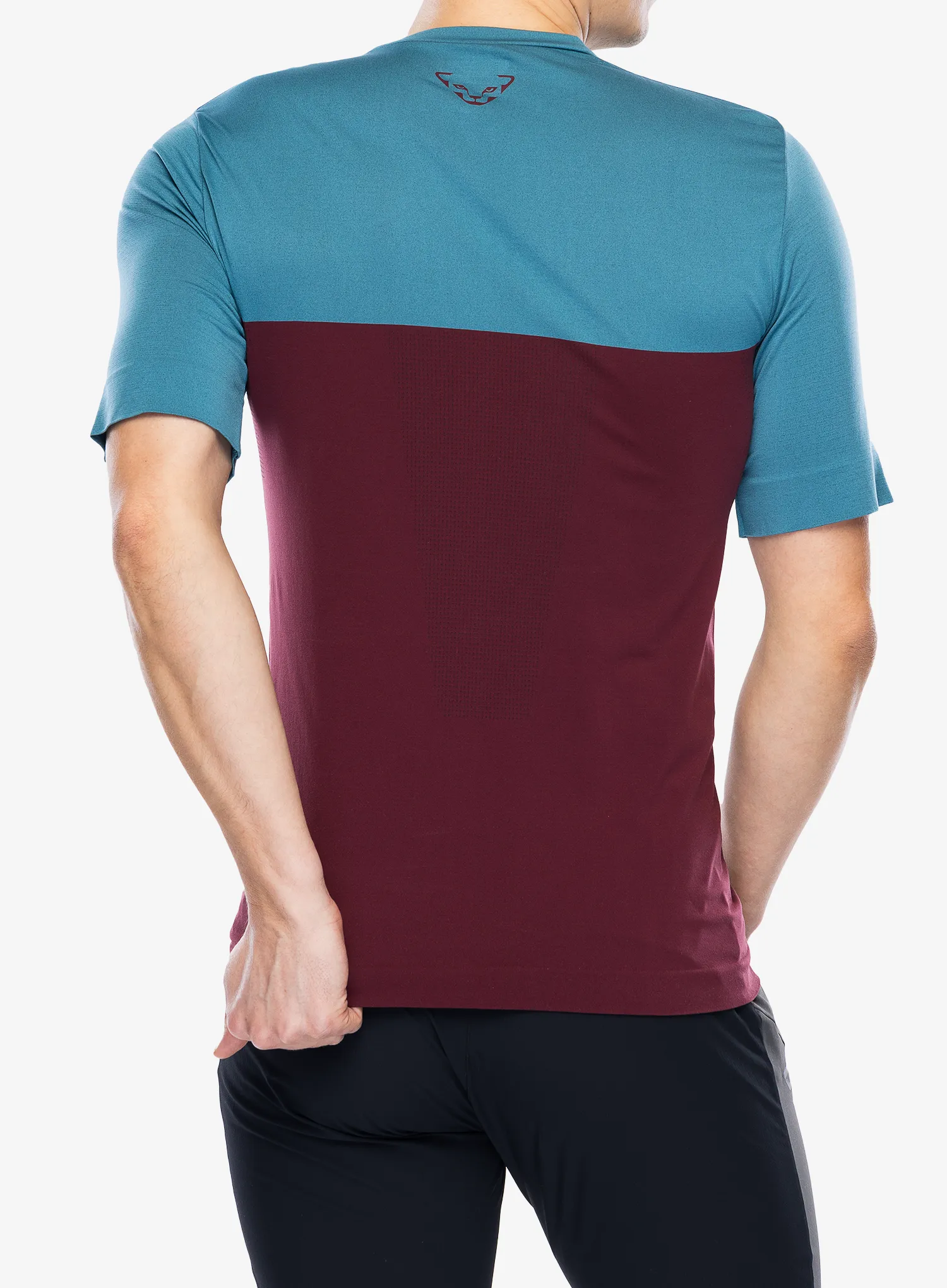 Tričko Dynafit Traverse S-Tech S/S Tee - burgundy/storm blue