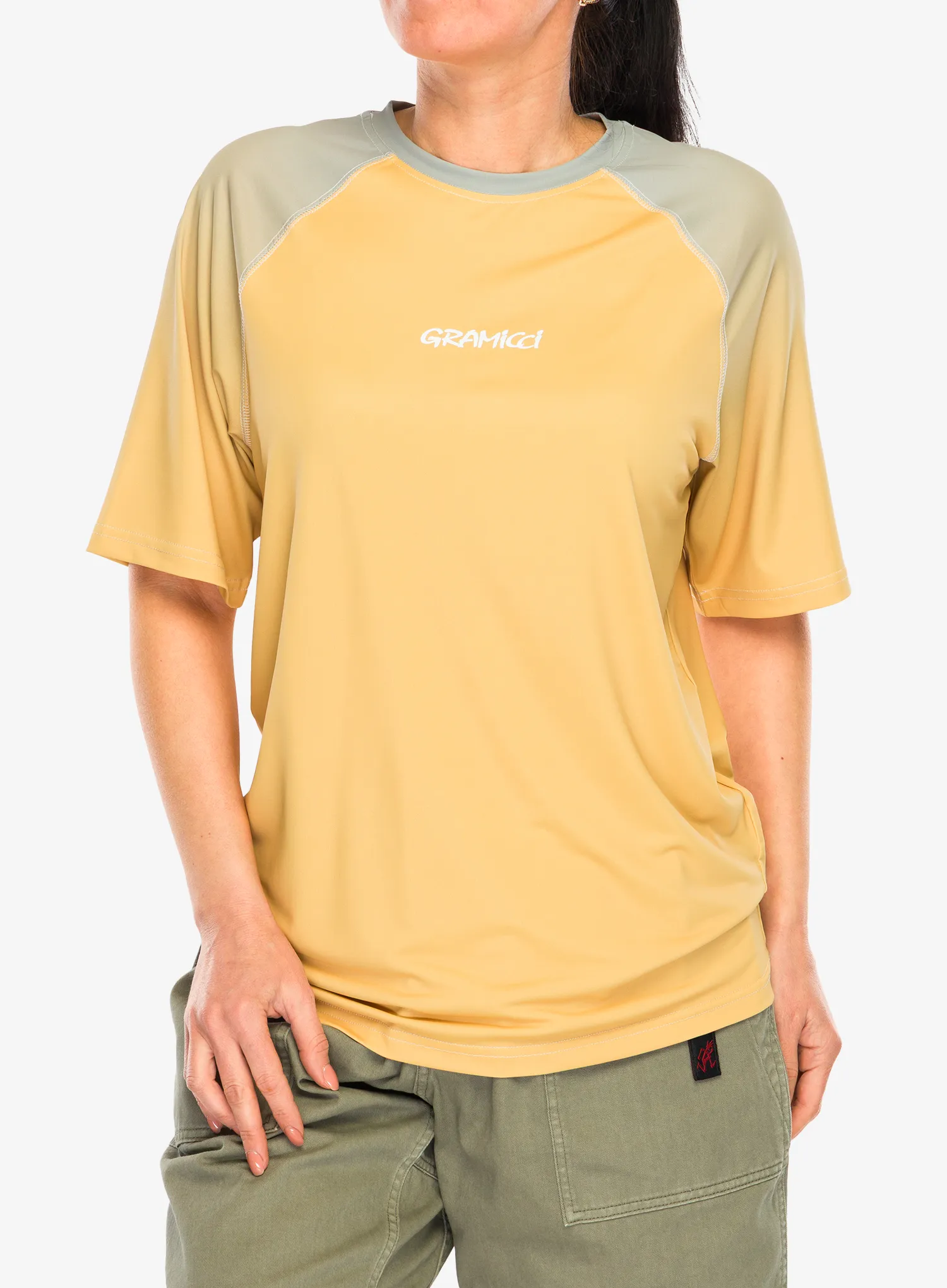 Tričko Gramicci Upf-Shield Short Sleeve Top - sunlit