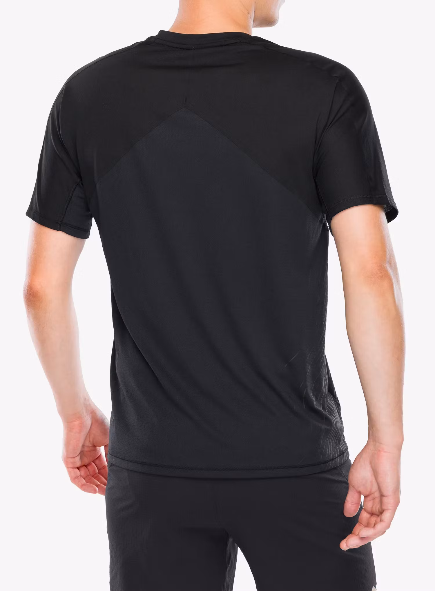 Tričko Salomon Sense Aero S/S Tee GFX - deep black