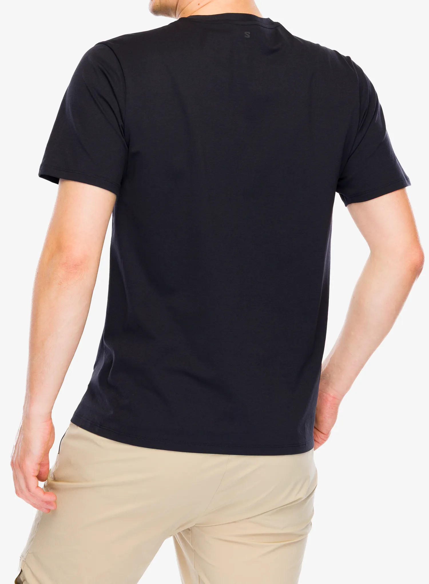 Tričko Salomon Trackline S/S Tee - deep black