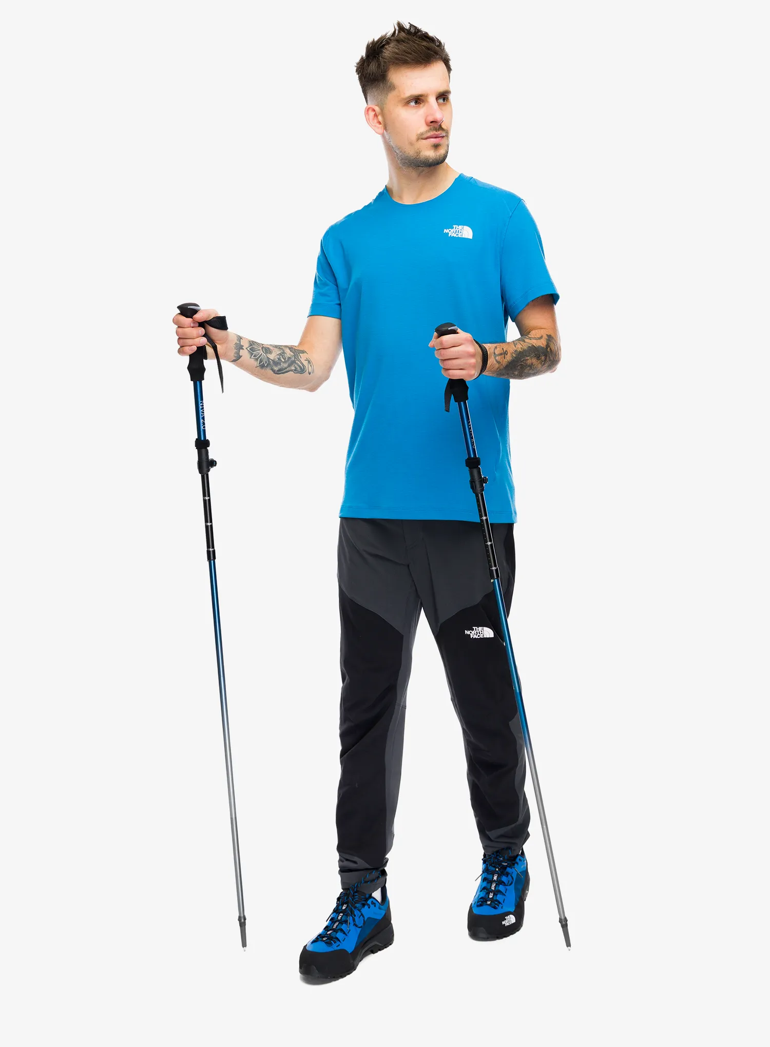 Tričko The North Face Lightning Alpine S/S Tee - skyline blue
