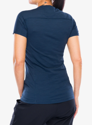 Funkčné tričko dámske Norrona Falketind Equaliser Merino T-Shirt - indigo night blue