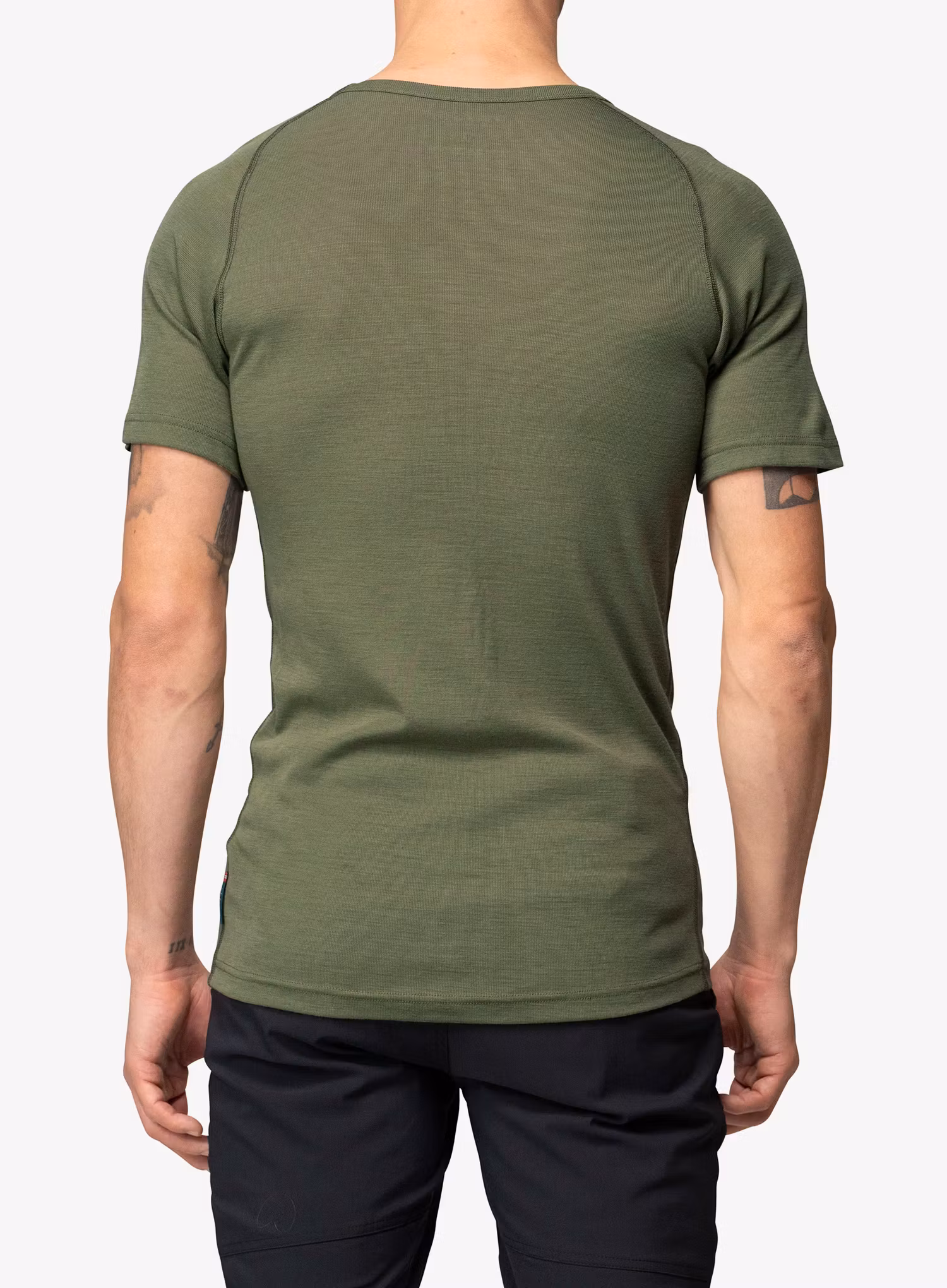 Funkčné tričko Devold Lauparen Merino 190 Base Tee - lichen