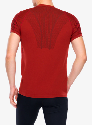 Funkčné tričko UYN Terracross Self Layer Shirt SS Regular Fit - burn red