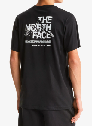 Tričko The North Face Mountain Sketch Regular SS - tnf black