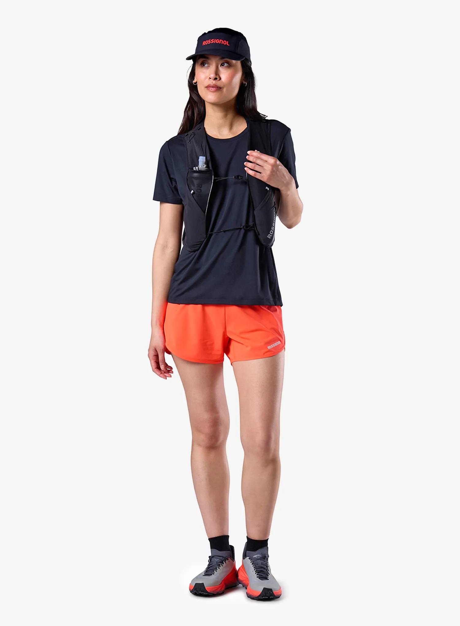 Dámske športové tričko Rossignol Graphic Active Tee - black/black