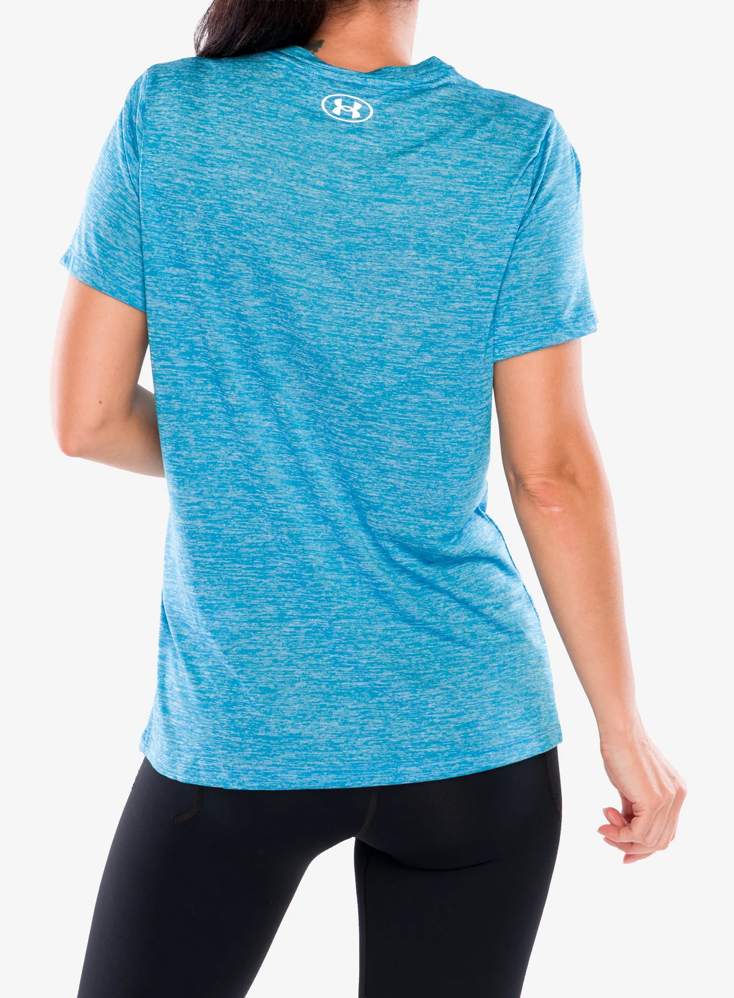 Dámske športové tričko Under Armour UA Tech Twist SSC - ether blue/white