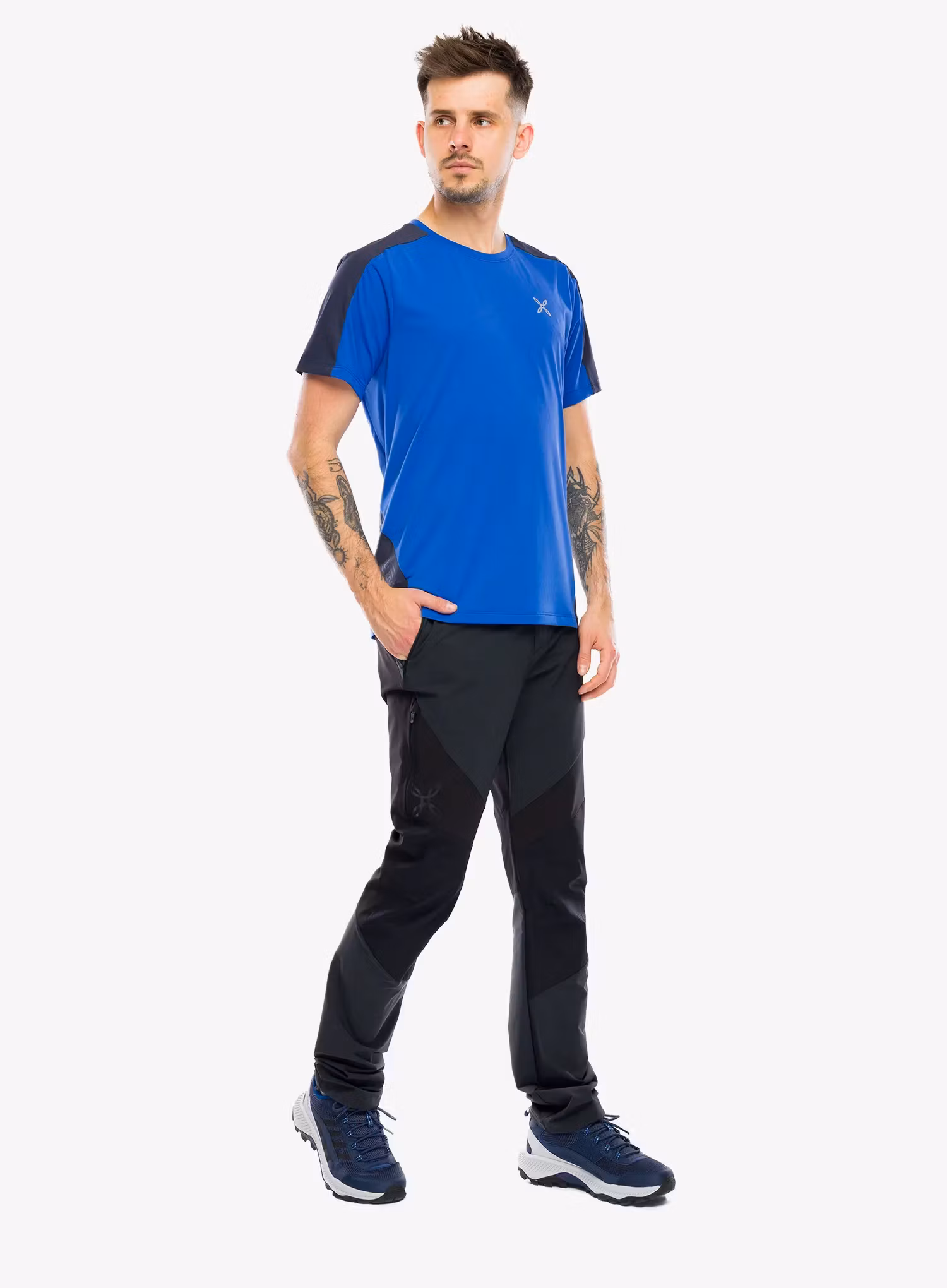 Tréningové tričko Montura Hade T-Shirt - b.blue/graphite blue