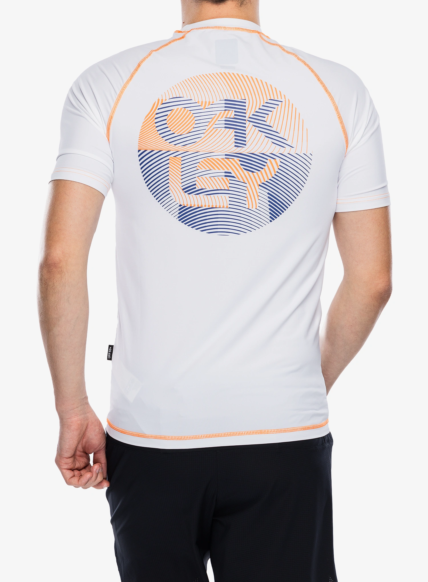 Tréningové tričko Oakley Fingerprint Rashguard - white