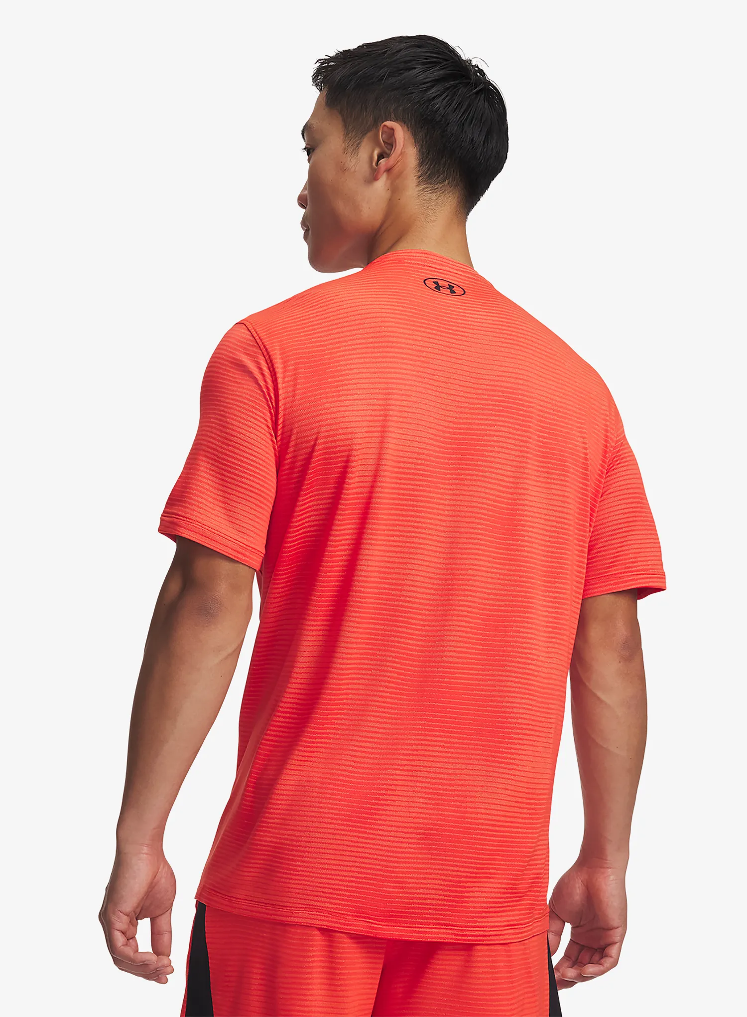 Tréningové tričko Under Armour Tech Vent VHS Jacquard SS - venom red/black