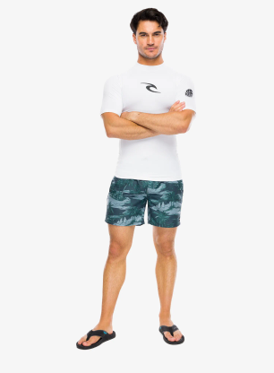 UV tričko Rip Curl Lycra Waves Upf Perf S/S - white