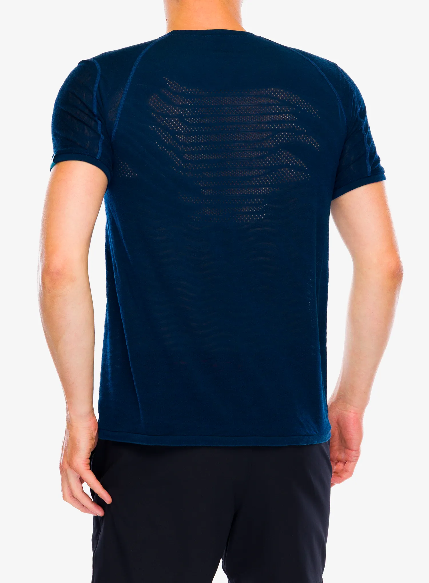 Tričko UYN  Aerocross Self Layer Shirt Short Sleeves Regular Fit - blue poseidon