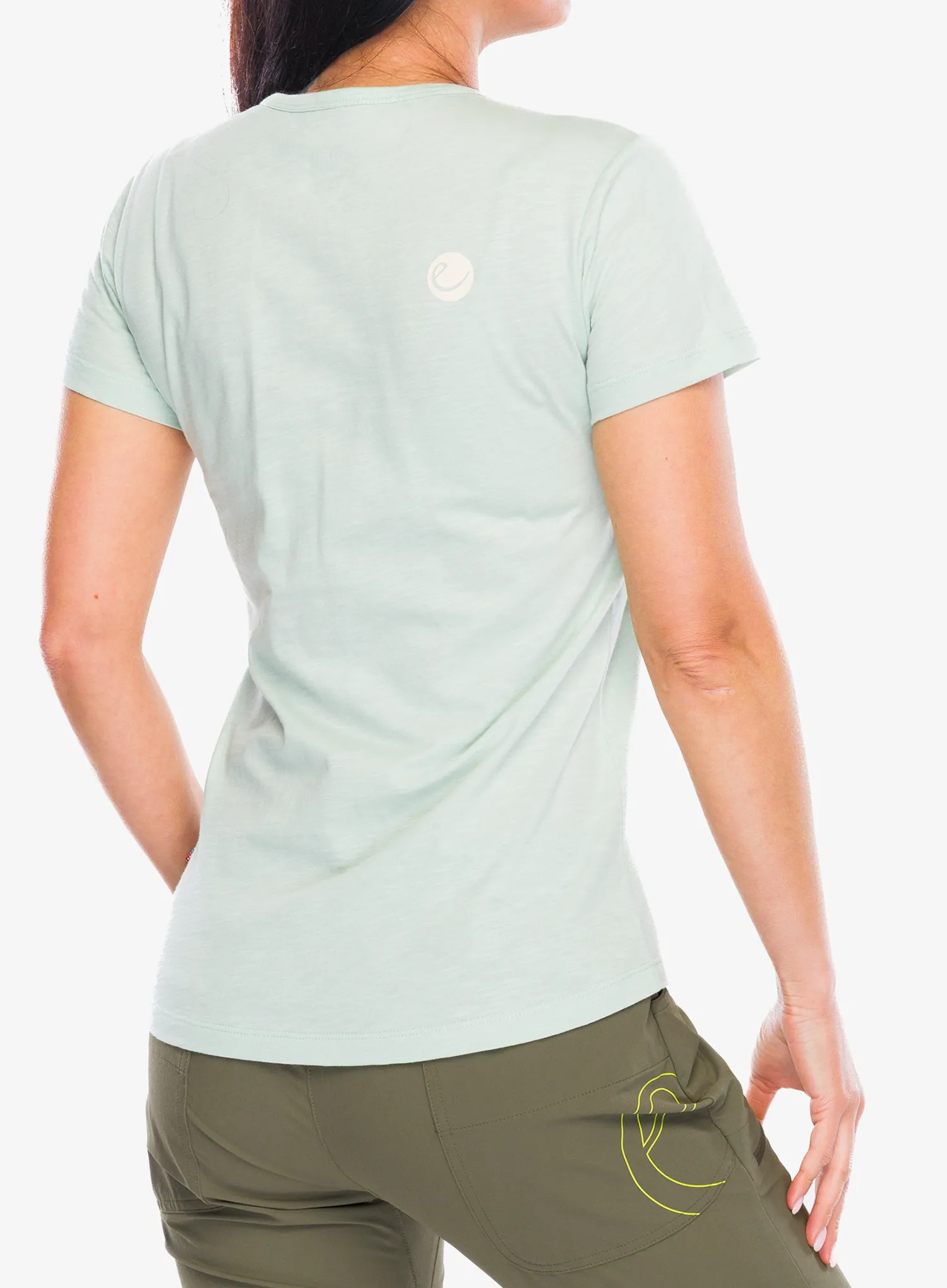 Lezecké tričko dámske Edelrid Highball T-Shirt V - spray