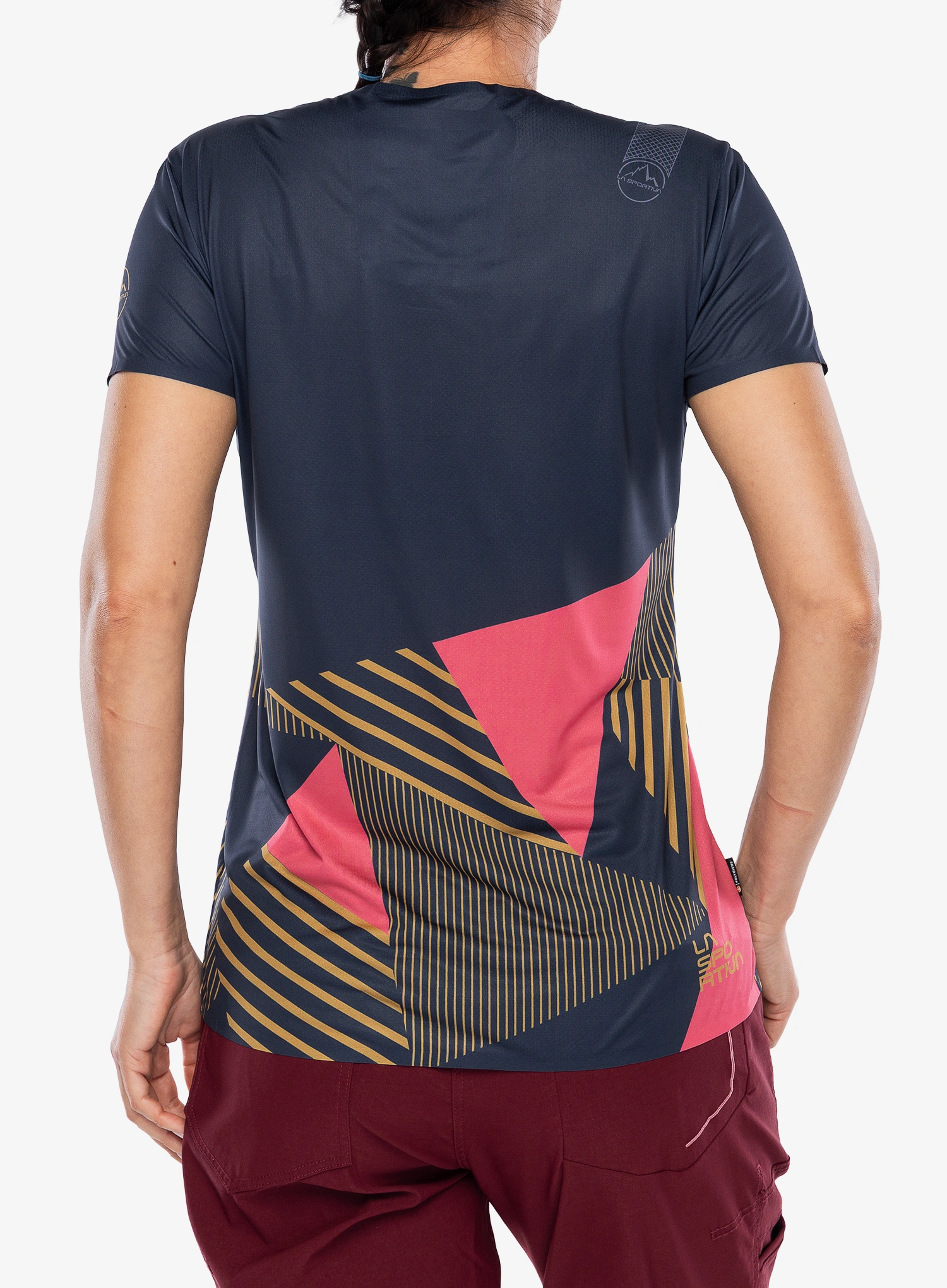 Lezecké tričko dámske La Sportiva Comp T-Shirt - night sky/rosebay