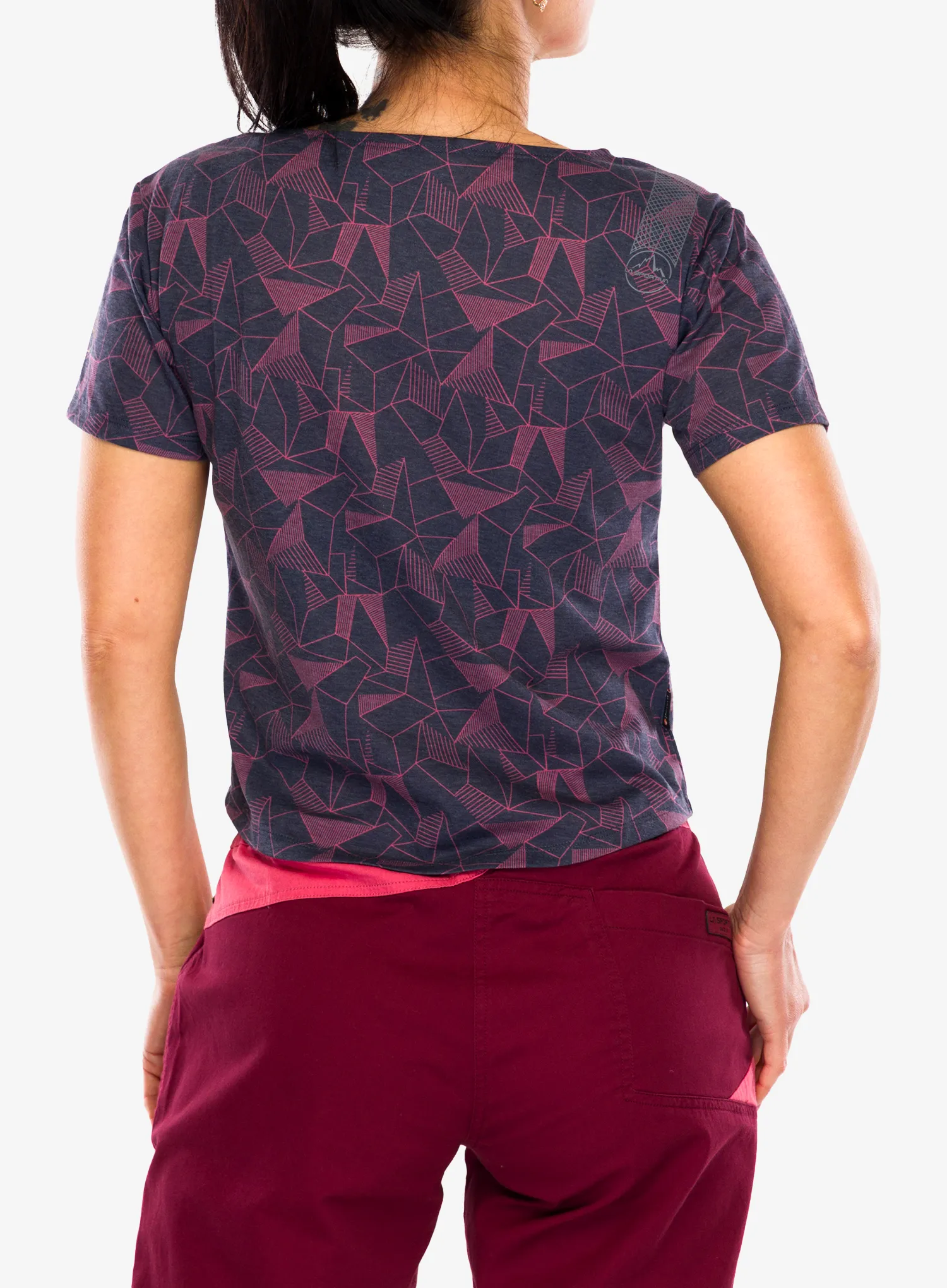Lezecké tričko dámske La Sportiva Dimension T-Shirt - night sky/rosebay