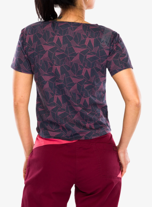 Lezecké tričko dámske La Sportiva Dimension T-Shirt - night sky/rosebay