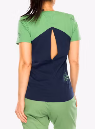 Lezecké tričko dámske La Sportiva Roof T-Shirt - night sky/aspen green
