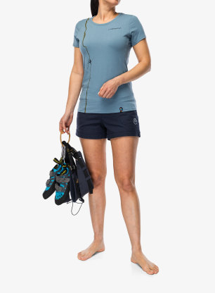 Lezecké tričko dámske La Sportiva Route T-Shirt - limestone/cypress