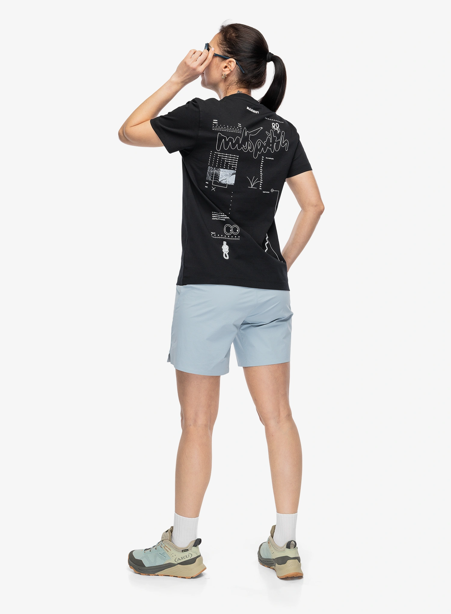 Lezecké tričko dámske Mammut Mammut Base T-Shirt Multi-Pitch - black